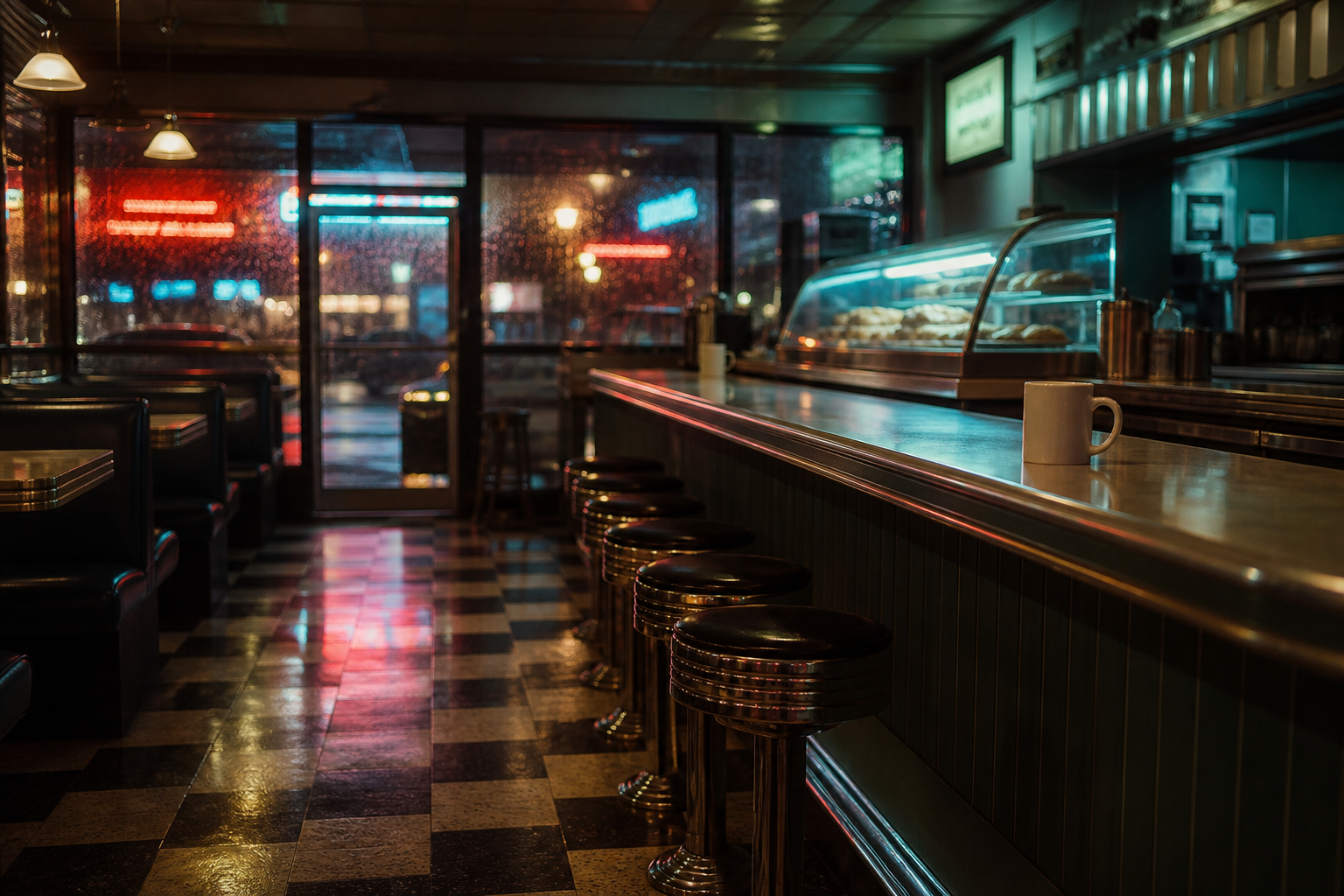 Empty diner